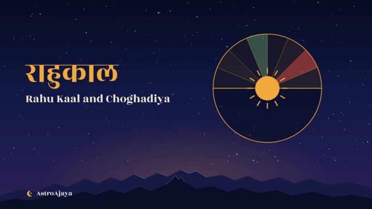 Rahu Kaal and Choghadiya: How to Choose a Good Time in Your Day